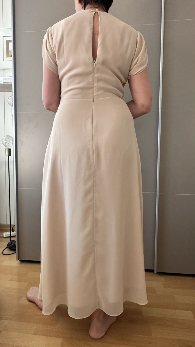 Kleider: Robe Hope&Ivi, fleuri beige taille 12 neuf  – Neu (gemäss Beschreibung) aus Vuippens von ale_6gkb 5