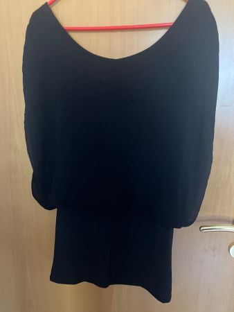 Blouse/tunique noire, taille M-L Chic !