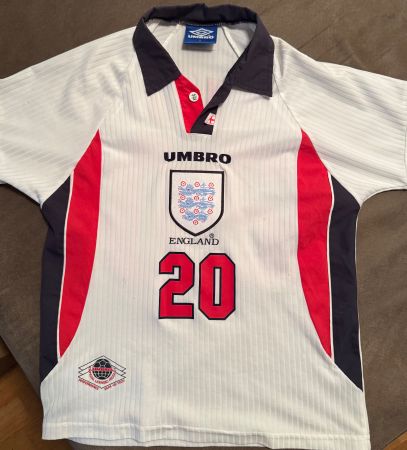 Original Trikot Nationalmannschaft England Owen Nr.20, Gr. Y