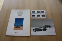 Peugeot Pressemappe/Foto/Dias Autosalon Genf 1994 360 Cabrio