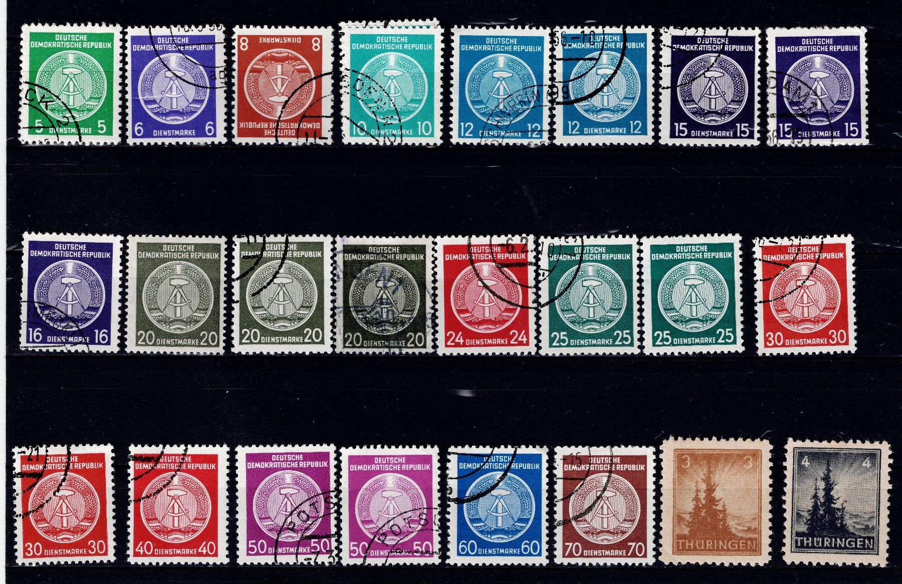 Tutti i francobolli: Briefmarken 94x DDR 0 – Usato da Tenniken venduto da mik_6mxg 1