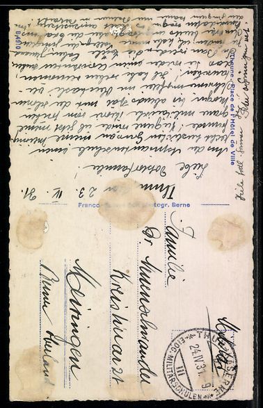 Cartoline postali: AK Thun, Rathausplatz – Usato da Berlin venduto da bartko-reher 1
