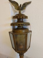 Antike Laterne m. Adler-Figur Messing Vintage Barock Stil!!!