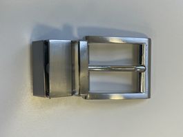 Gürtelschnalle Automatik Metall 4 cm Klemmverschluss