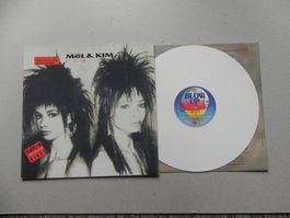 LP brit. Synth Pop House Duo Mel & Kim 1987 FLM White Vinyl