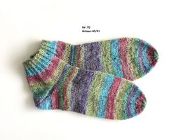 Sneaker - Socken handgestrickt  Gr.40/41  Nr.70
