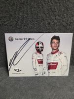 Original Signiert vom Chales Leclerc Sauber F1 Team Alfa Rom