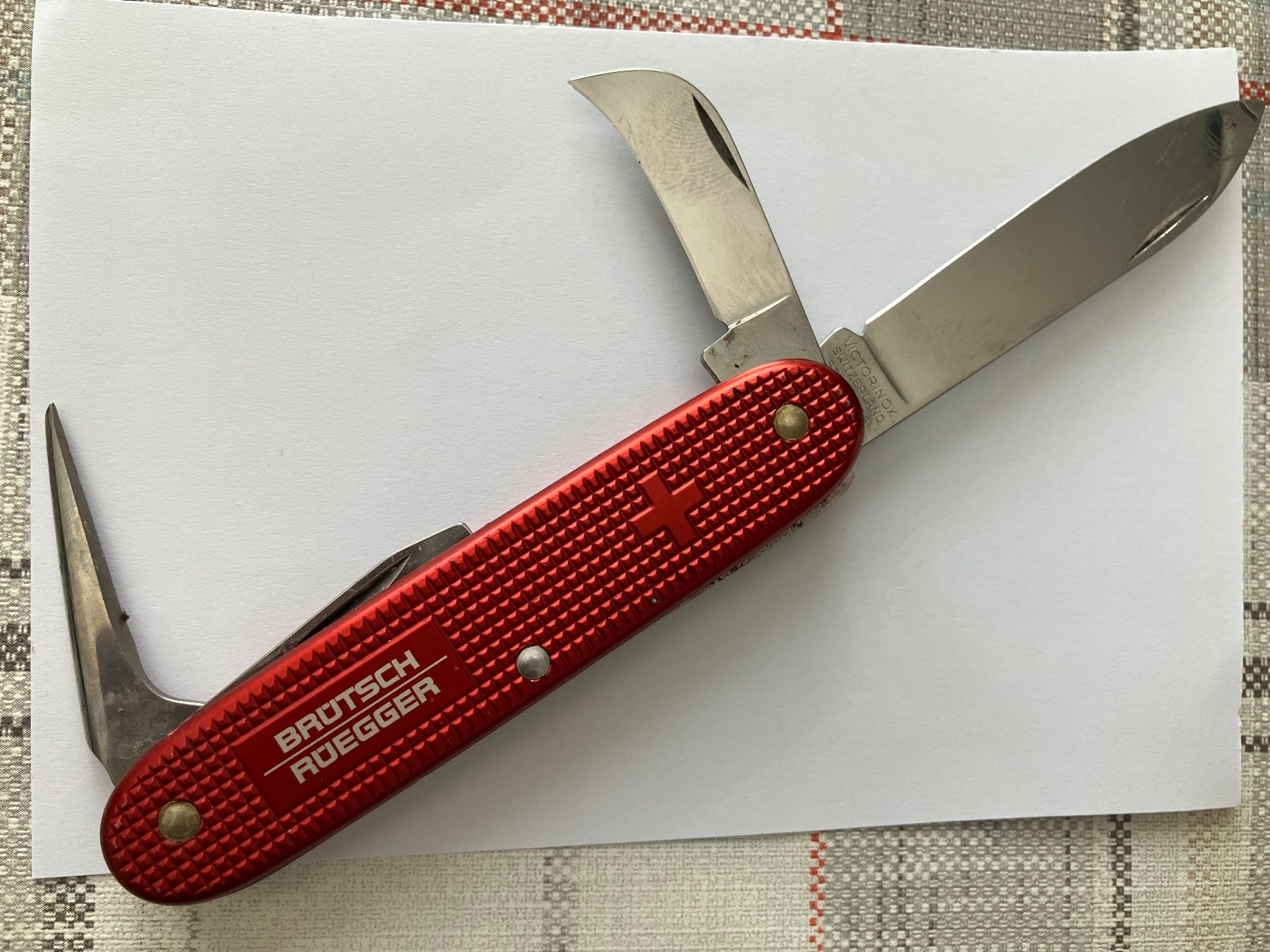 Victorinox Coltelli tascabile: Victorinox Sackmesser "Brütsch+Rüegger" – Usato da Balterswil venduto da Erbsli77 1