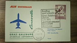 Swissair Graz - Salzburg 01.11.1971