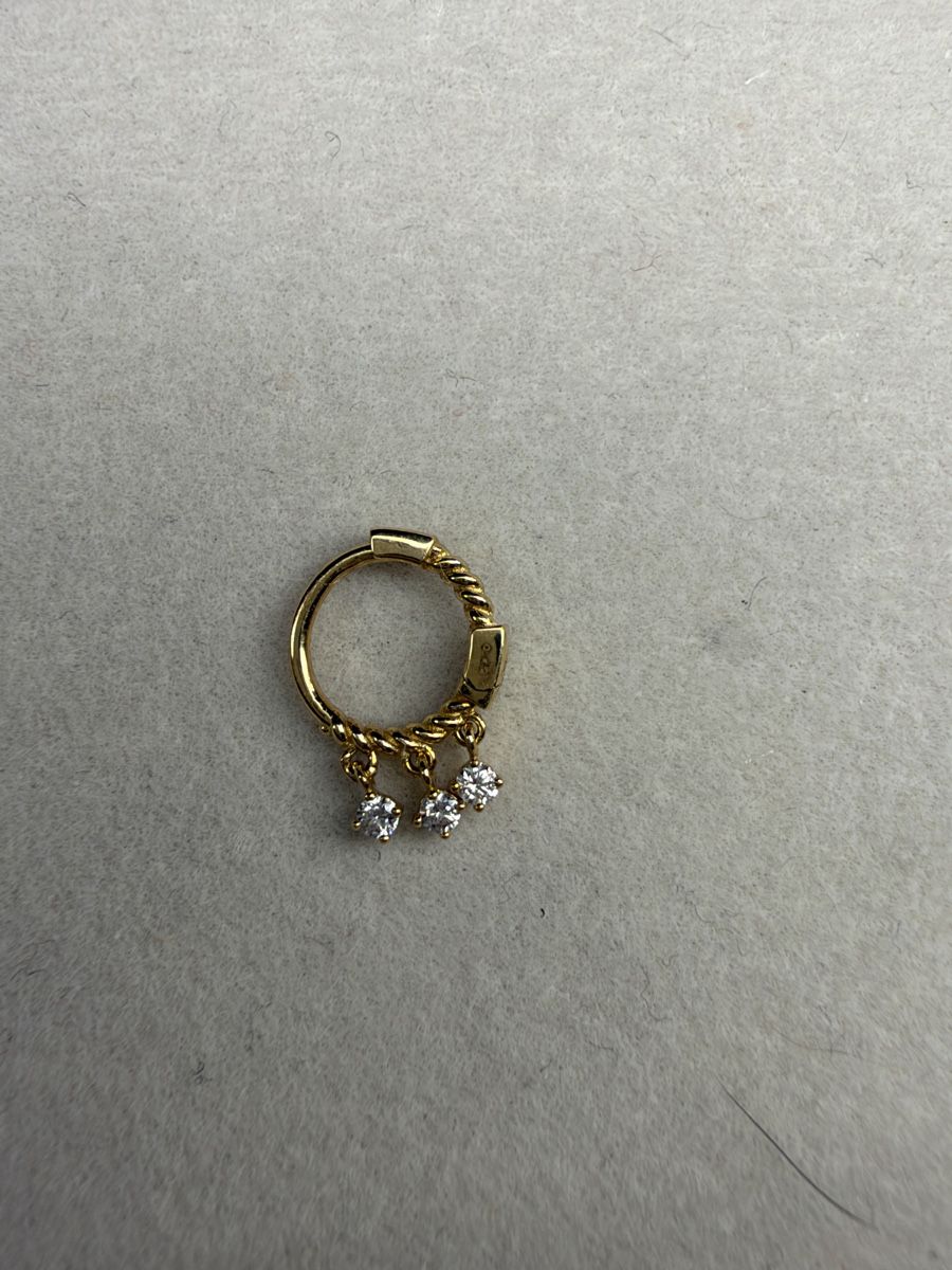 Orecchini pendenti & Orecchini a lobo: 18K Gold Ohrpiercing 750 – Usato da Fribourg venduto da yqd_86s 2