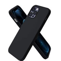 Apple iPhone 13 Pro Silikon Case Hülle Schwarz