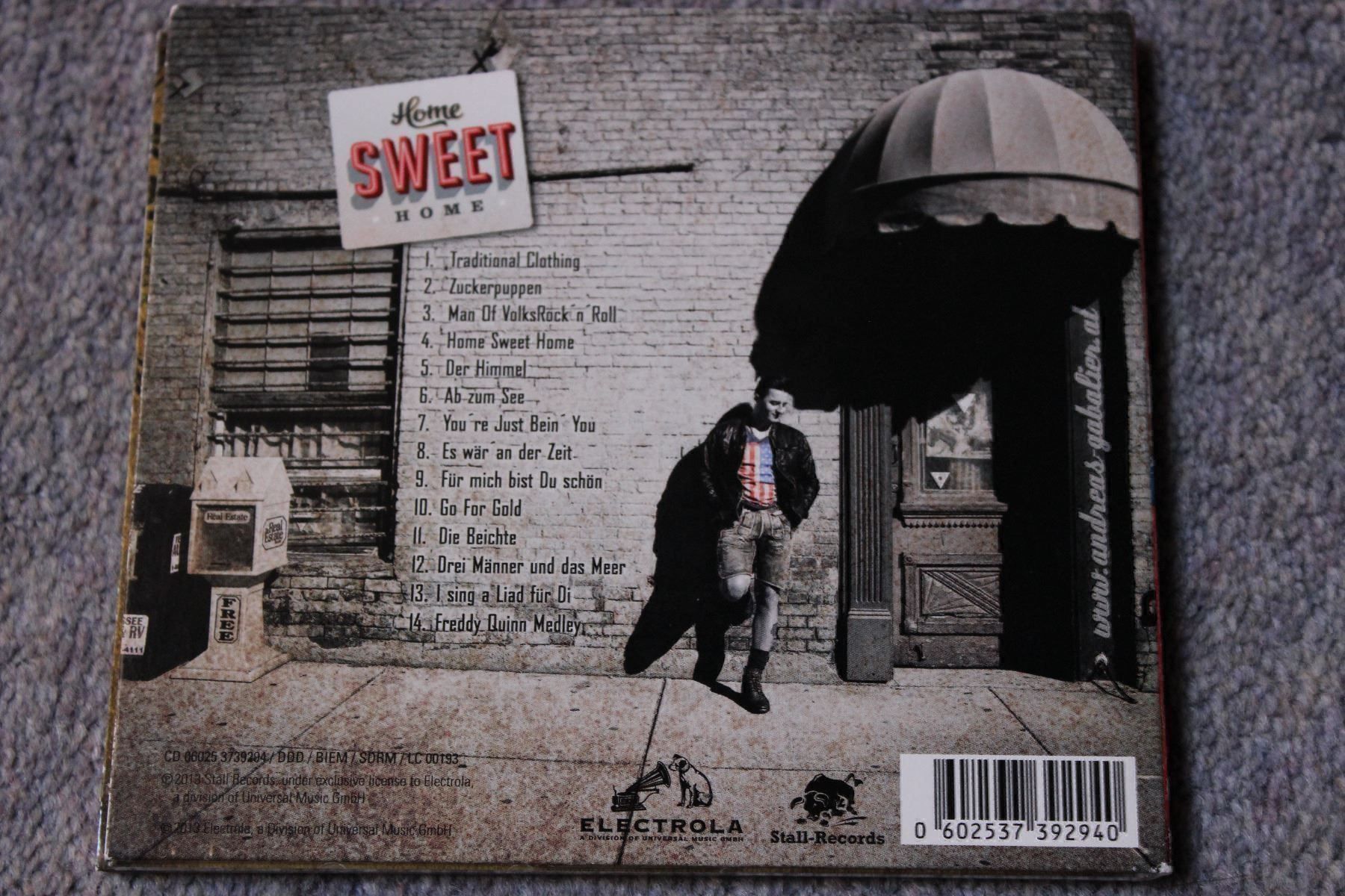 CDs: Andreas Gabalier - Home Sweet Home CD 2013 – Gebraucht aus Tübach von JamesStone 3