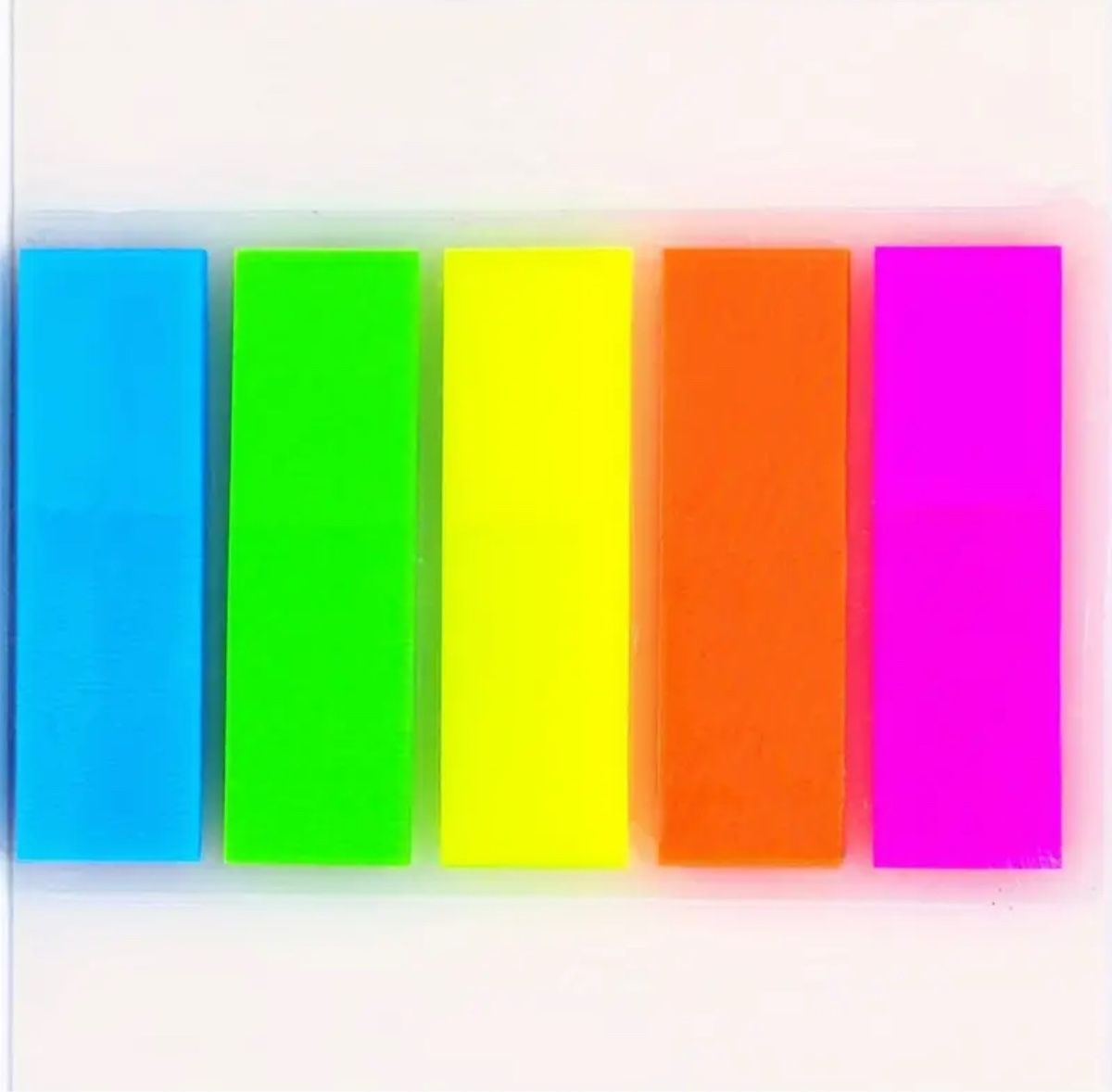 Sticker: Neon Haftnotizen, 5 Farben, Büro Schule – Nuovo e nell'imballaggio originale da Suhr venduto da SchnapperCH