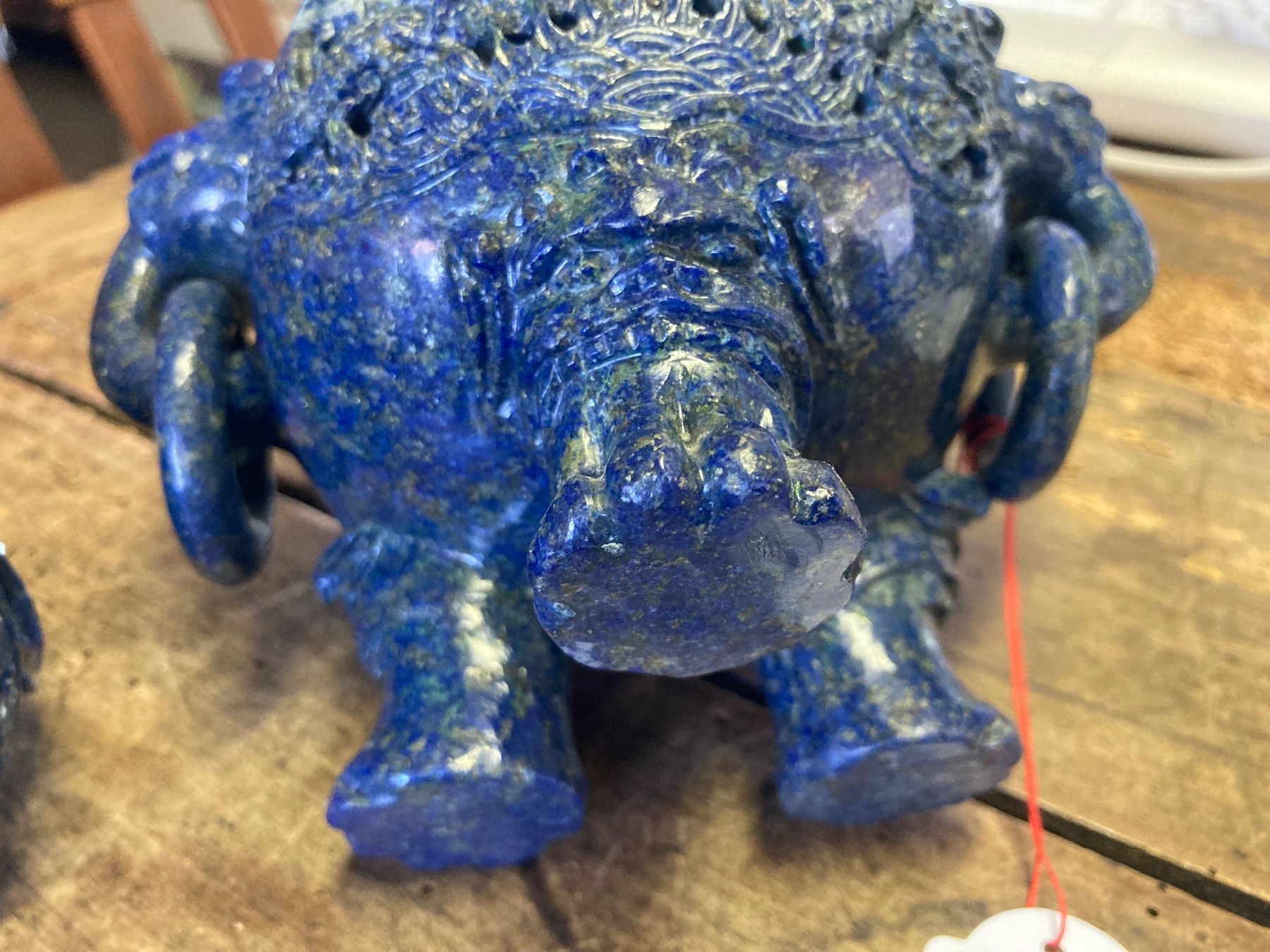 Pentole: Wunderschönes asiatisches Gefäss mit Deckel Lapislazuli – Usato da Bern venduto da Jwpm66 6