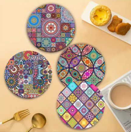 Tende: 2 schöne Vorhänge 132x213cm mit 4 x Tischsets – Nuovo e nell'imballaggio originale da Amriswil venduto da Ravinvida 5