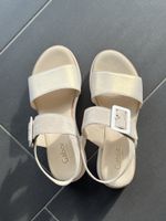 Gabor Sandalen Beigegold 40.5 Sommer Neuwertig Gabor Comfort