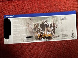 1 Def Leppard Golden Circle Ticket