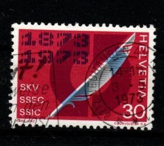 Tutti i francobolli: 1973 - Jubiläum SKV – Usato da Schaffhausen venduto da poststamp