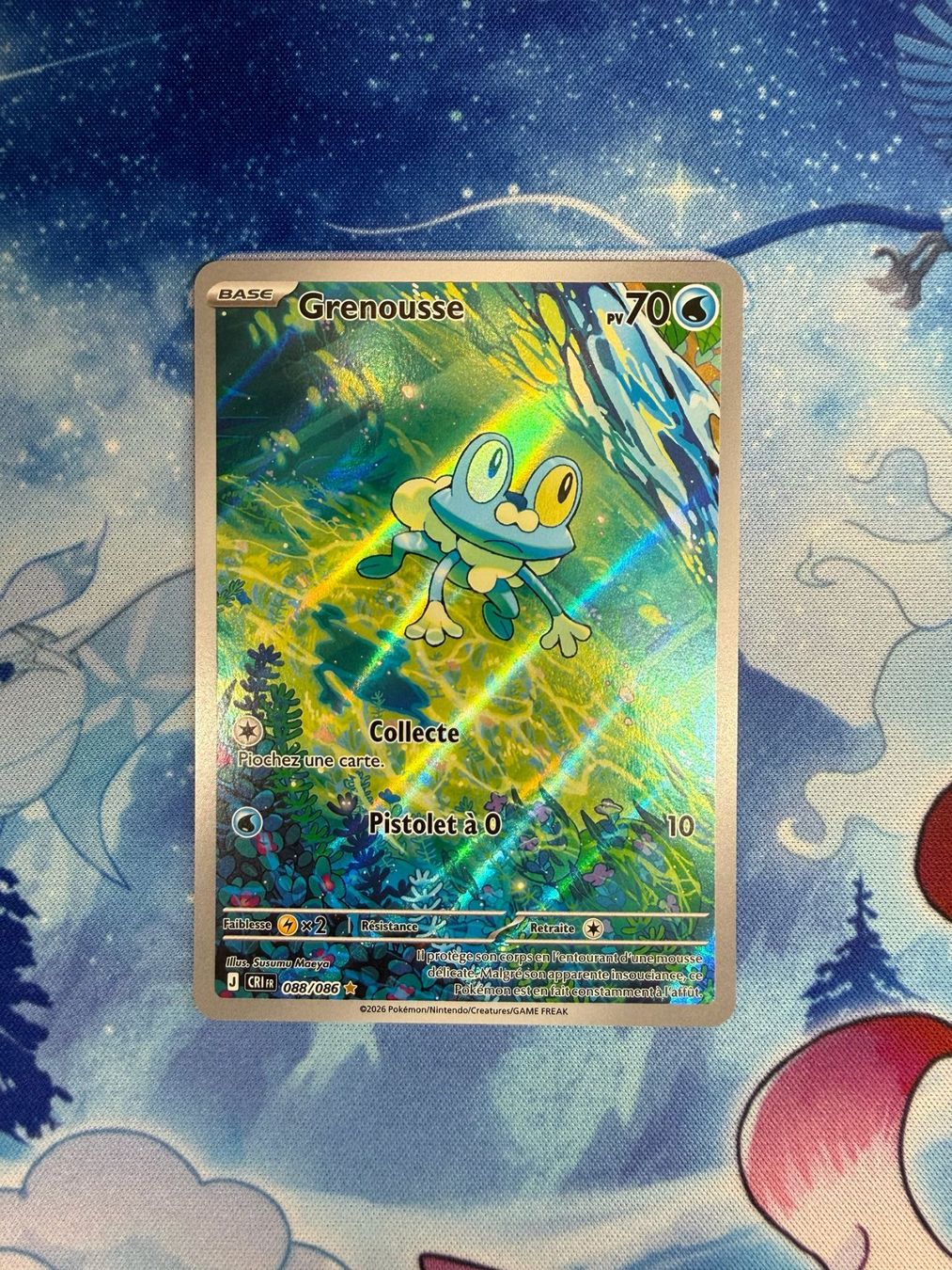 Pokémon Carte collezionabili: Grenousse AR - CRI 088 FR – Nuovo (secondo la descrizione) da Courgenay venduto da ScamBoxOff