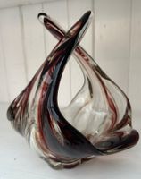 🟢 LUX Glass Vintage plat verre soufflé  Glasschale
