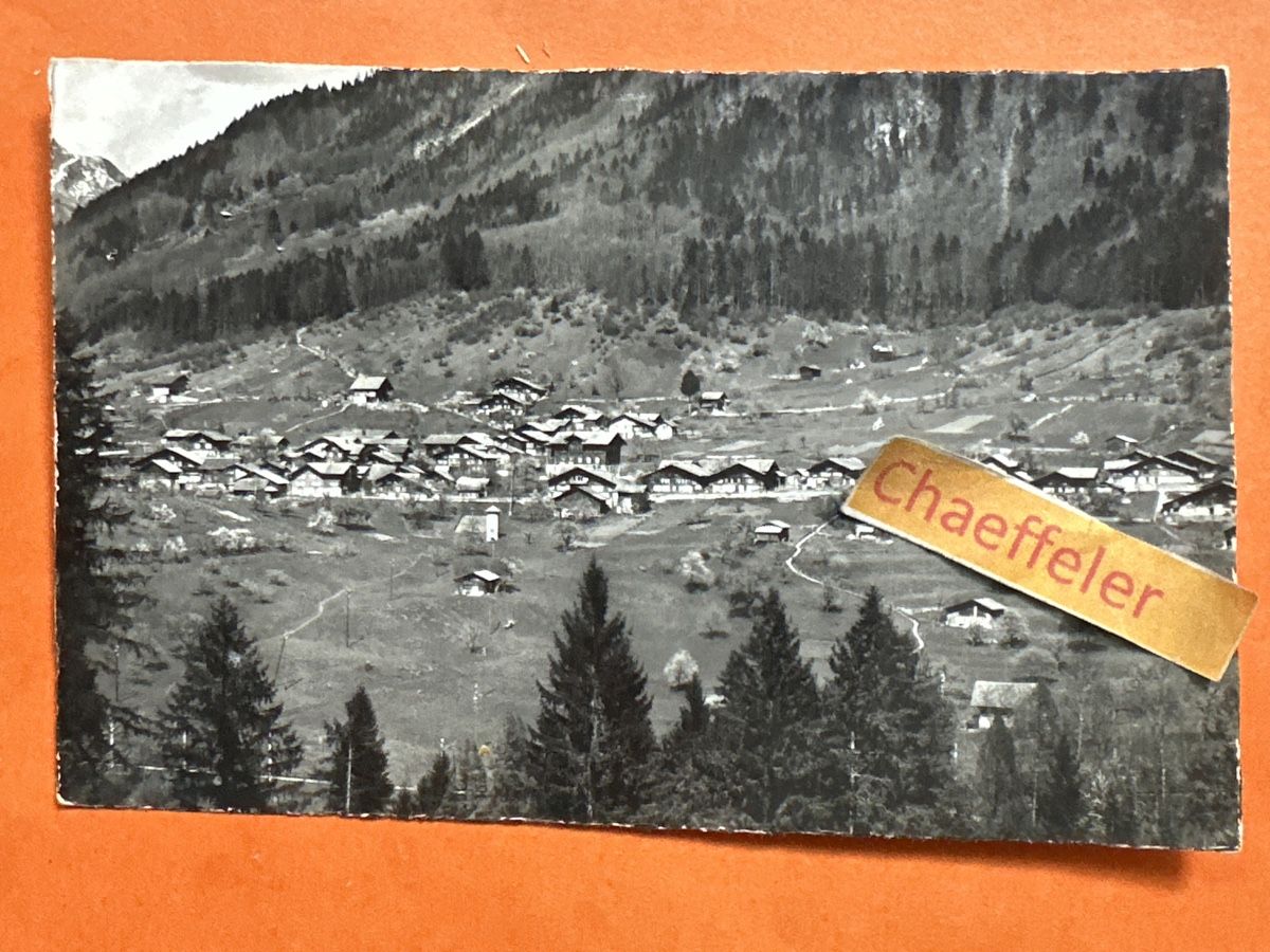 Cartoline postali: 1962 Gsteigwiler – Usato da Zürich venduto da Chaeffeler