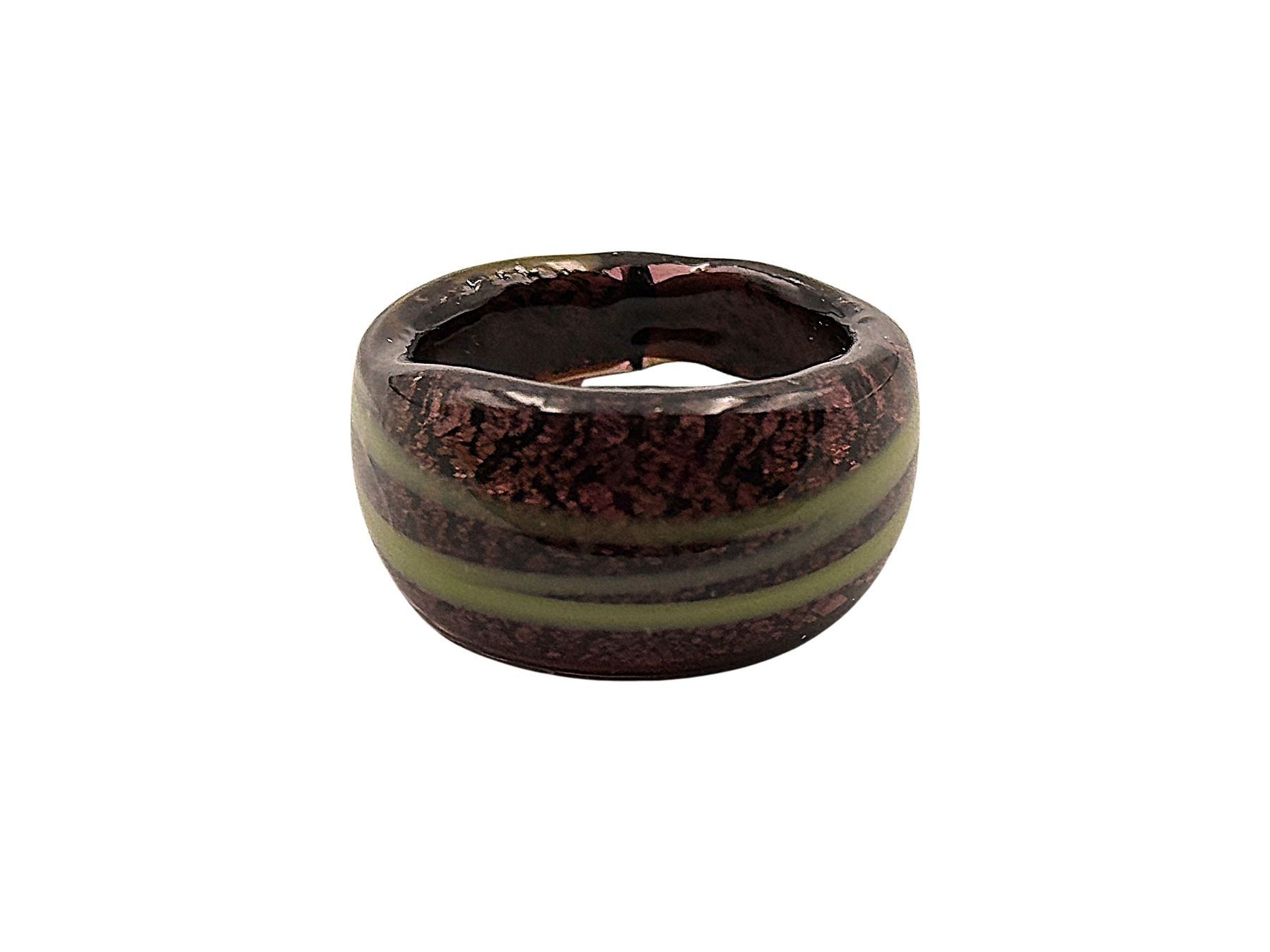 Murano Anelli: Ring Murano Glas G 54 Breite 12mm – Nuovo e nell'imballaggio originale da Oberkulm venduto da Murano-Schmuck