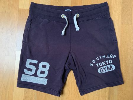 SUPERDRY GYM EQUIPMENT Shorts L Jogger Sweat Pants Hose