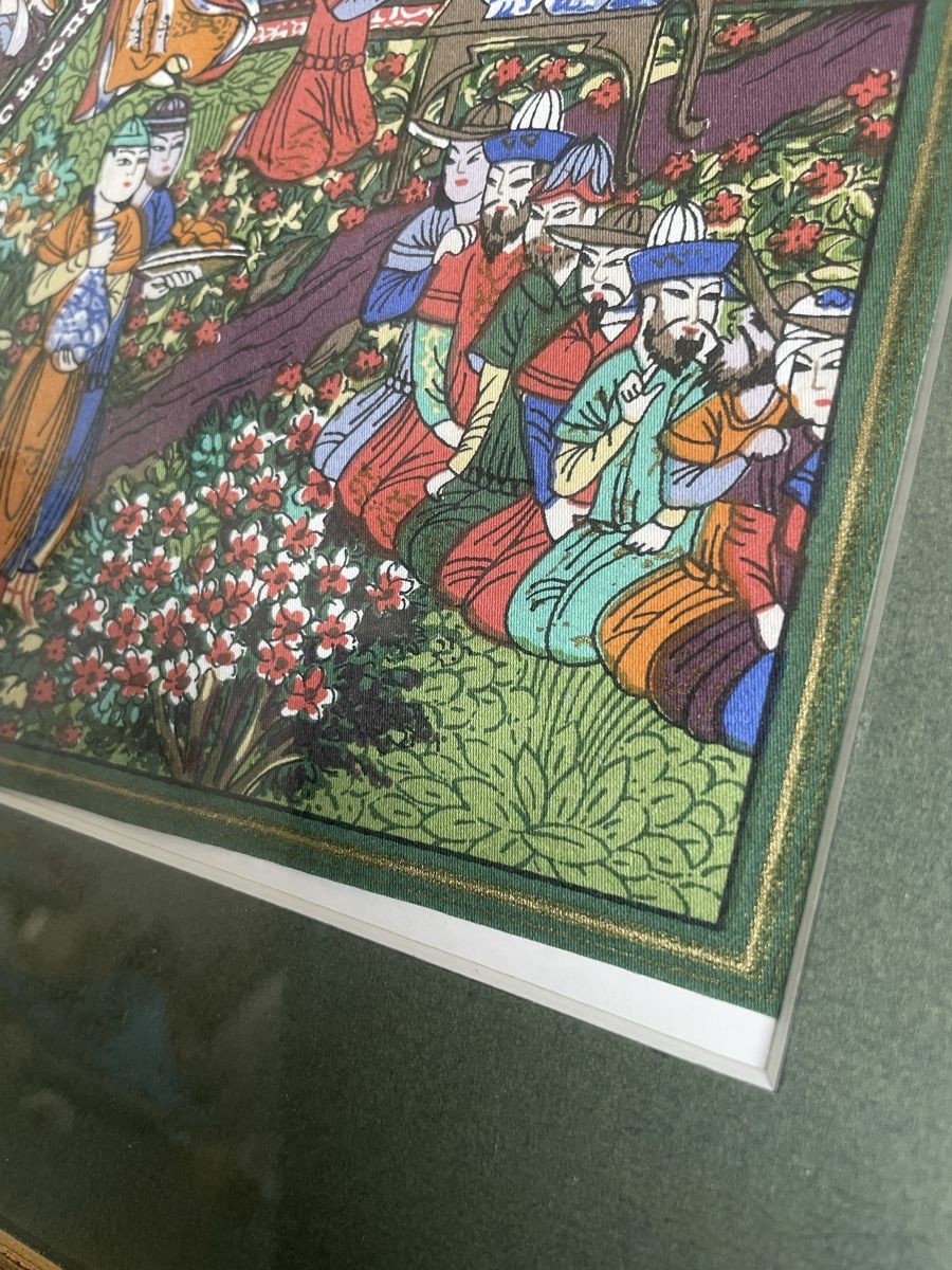 Gemälde: Tableau Ancien Tissu Persan – Gebraucht aus Vallamand von Bricbracbroc82 2