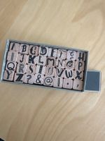Buchstabenstempel Holz Alphabet