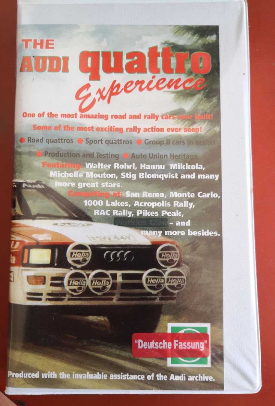 Tutti i VHS: cassette vidéo VHS Audi Quattro Youngtimer – Usato da Evilard venduto da Mapota