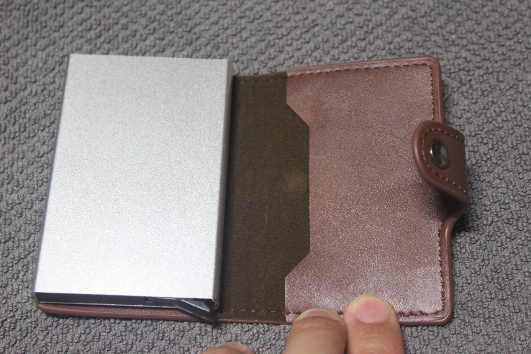 Portafogli: Braun RFID Block Leder Karten etui – Nuovo (secondo la descrizione) da Kirchdorf AG venduto da suntory010 5