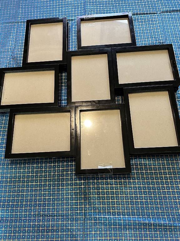 Cornici: 3 cadres multiphotos noir plastique – Usato da Clarens venduto da mauros52