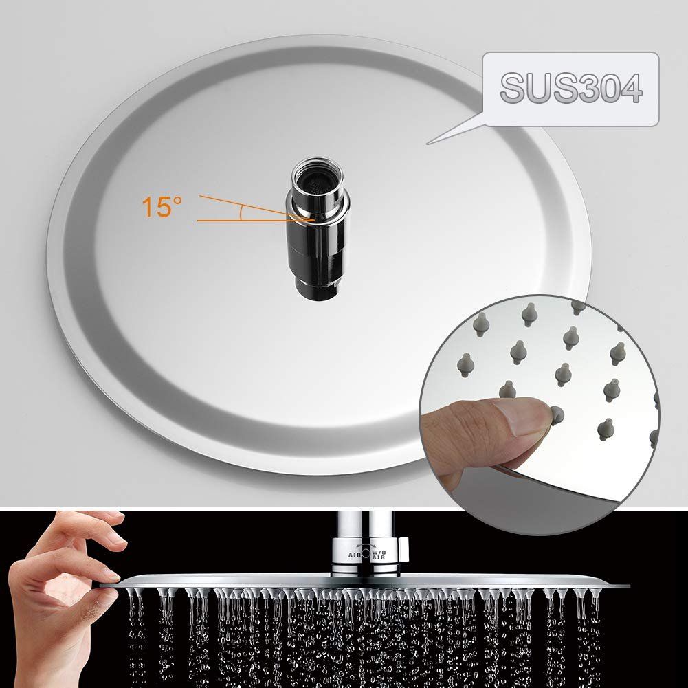 Docce: Duschsystem Duschset Duschsäule Regendusche 25cm Handbrause – Nuovo e nell'imballaggio originale da Zürich venduto da NovaDen 3
