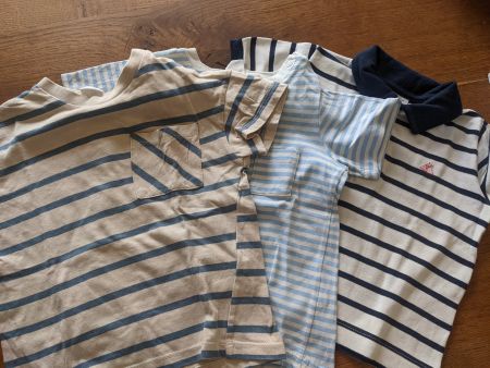 3 T-Shirts u.a. von Petit Bateau