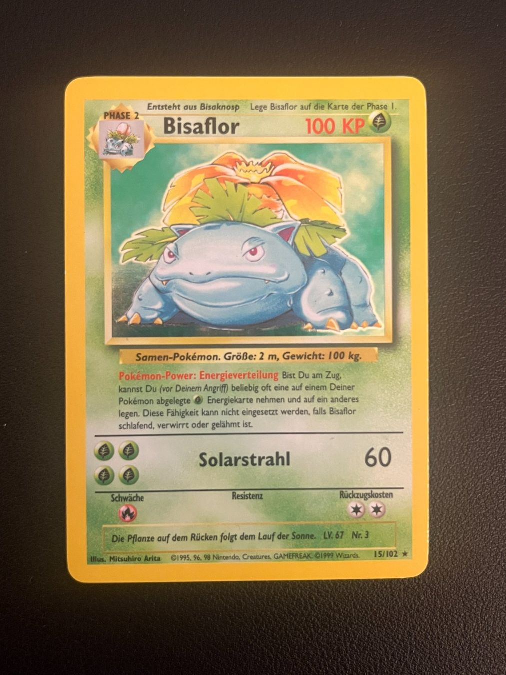 Pokémon Carte collezionabili: Pokemon Bisaflor Holo – Usato da Zollikerberg venduto da Guido175