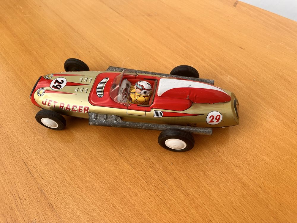 VOITURE GOLDEN JET Racer 25Cm Friction Etat Neuf + Boite SSK