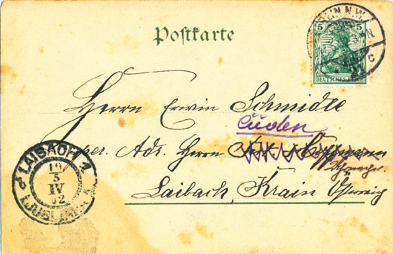 Cartoline postali: Berlin - Gruss aus .. Palais KFIII +1902 – Usato da Emmenbrücke venduto da teestube 1