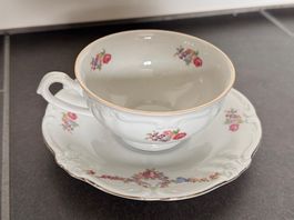 Wunderschöne alte Tasse Sammeltasse Bavaria 50er Jahre