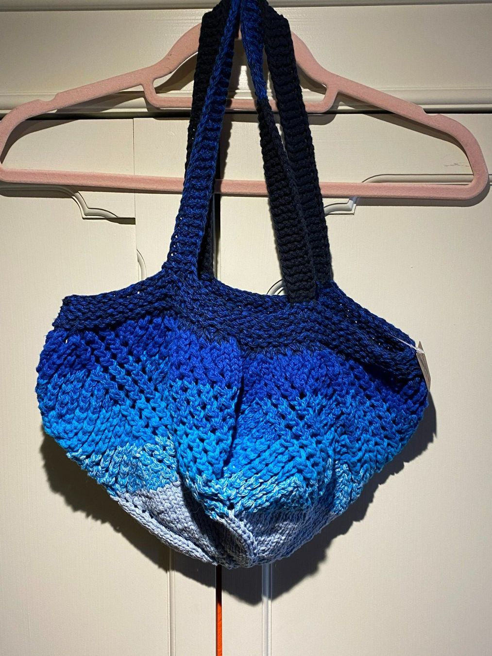 Borse: TASCHE -HANDGESTRICKT,BLAUTÖNE – Nuovo e nell'imballaggio originale da Meienried venduto da ManuelaBoutique 1