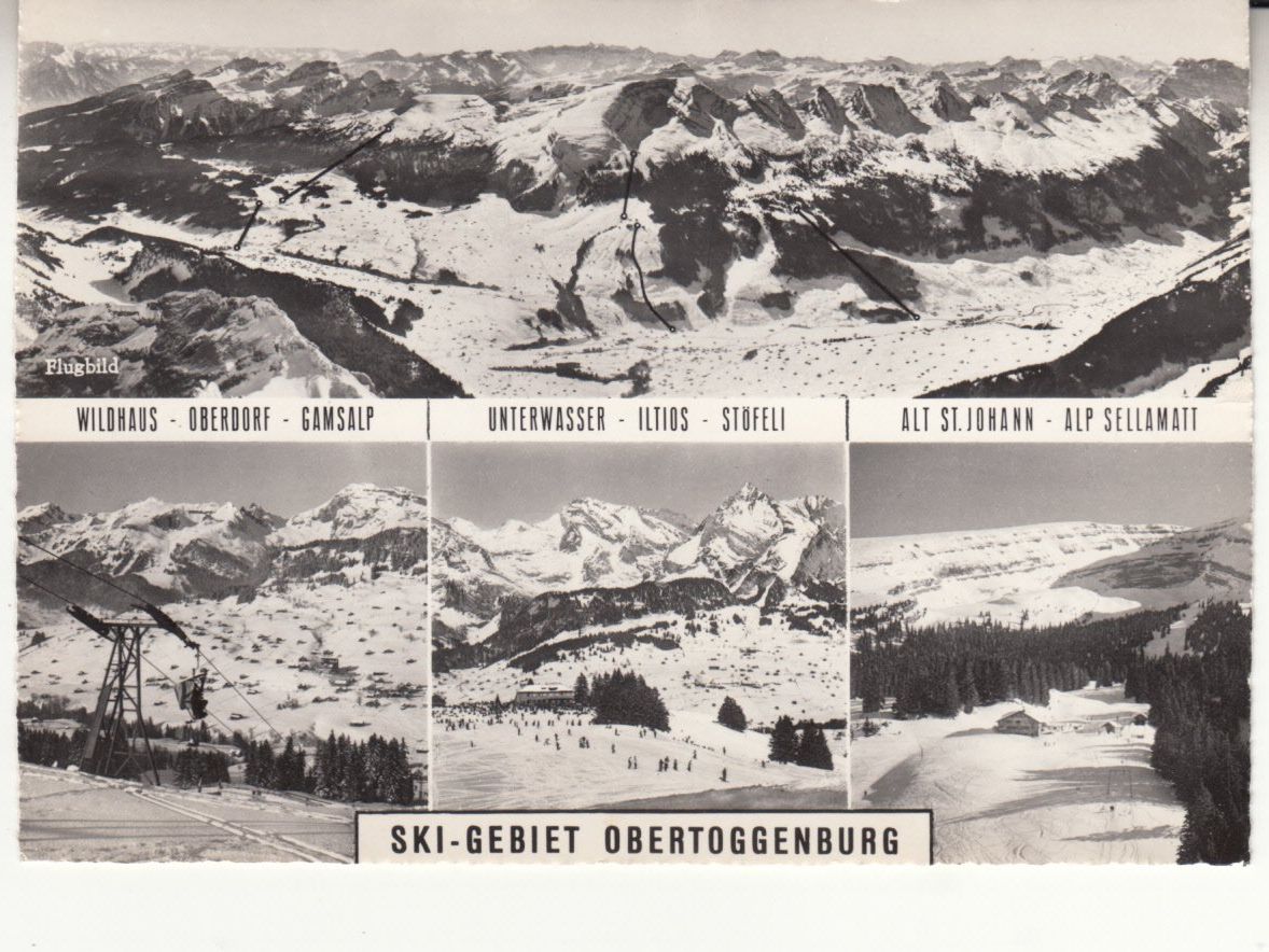 Ansichtskarten: Obertoggenburg 1962 – Gebraucht aus Bürglen TG von StampGraf