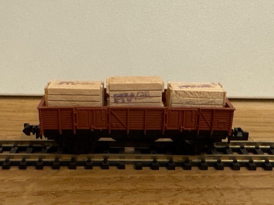 Ibertren Modellini di ferrovie: Ibertren 329 Güterwagen mit Ladung – Nuovo (secondo la descrizione) da Schlierbach venduto da Look8