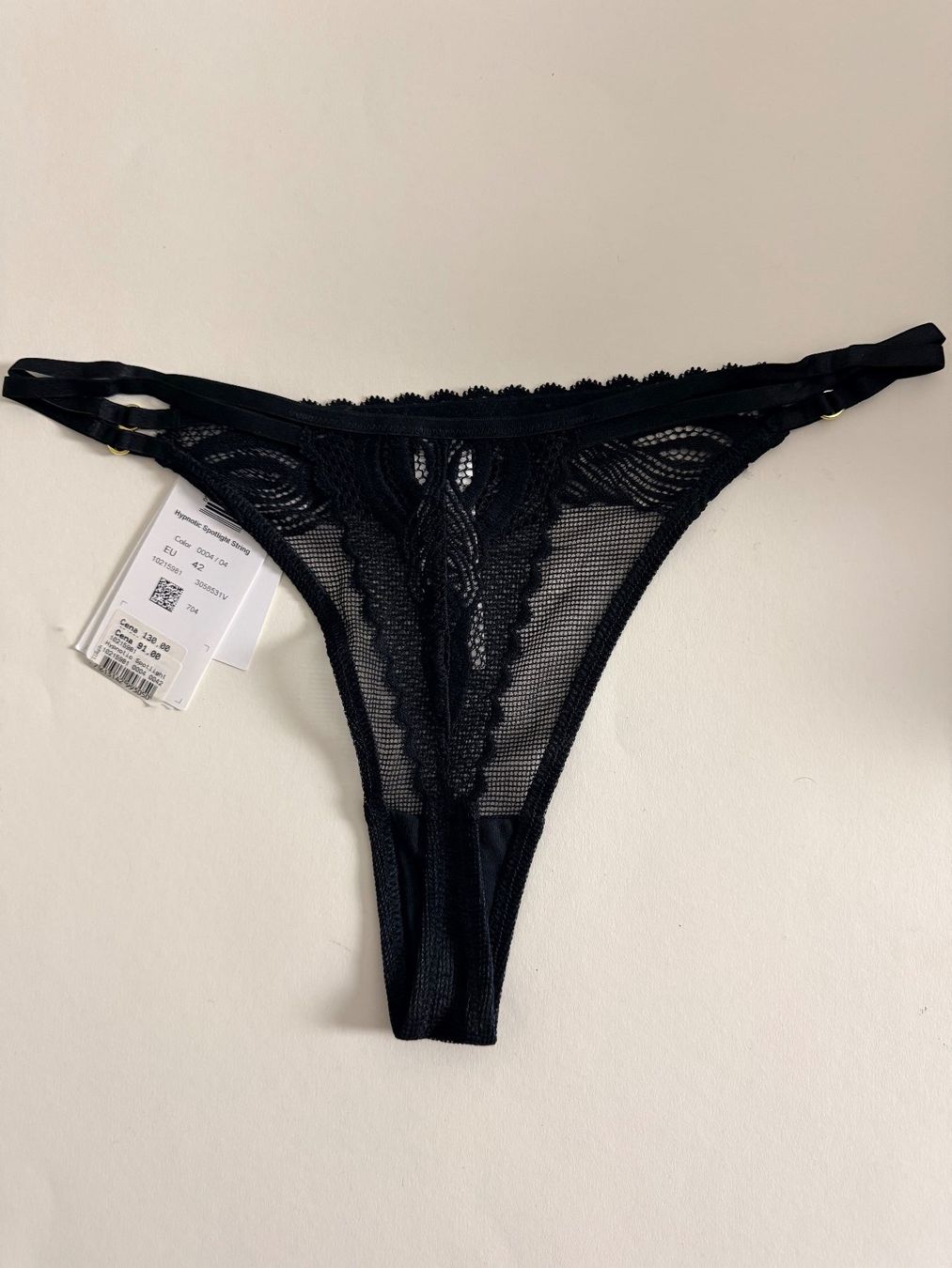 Triumph Altra biancheria intima: TRIUMPH, String HYPNOTIC SPOTLIGHT, Grösse 42, Schwarz – Nuovo e nell'imballaggio originale da Rudolfstetten venduto da gst_g7xl 3