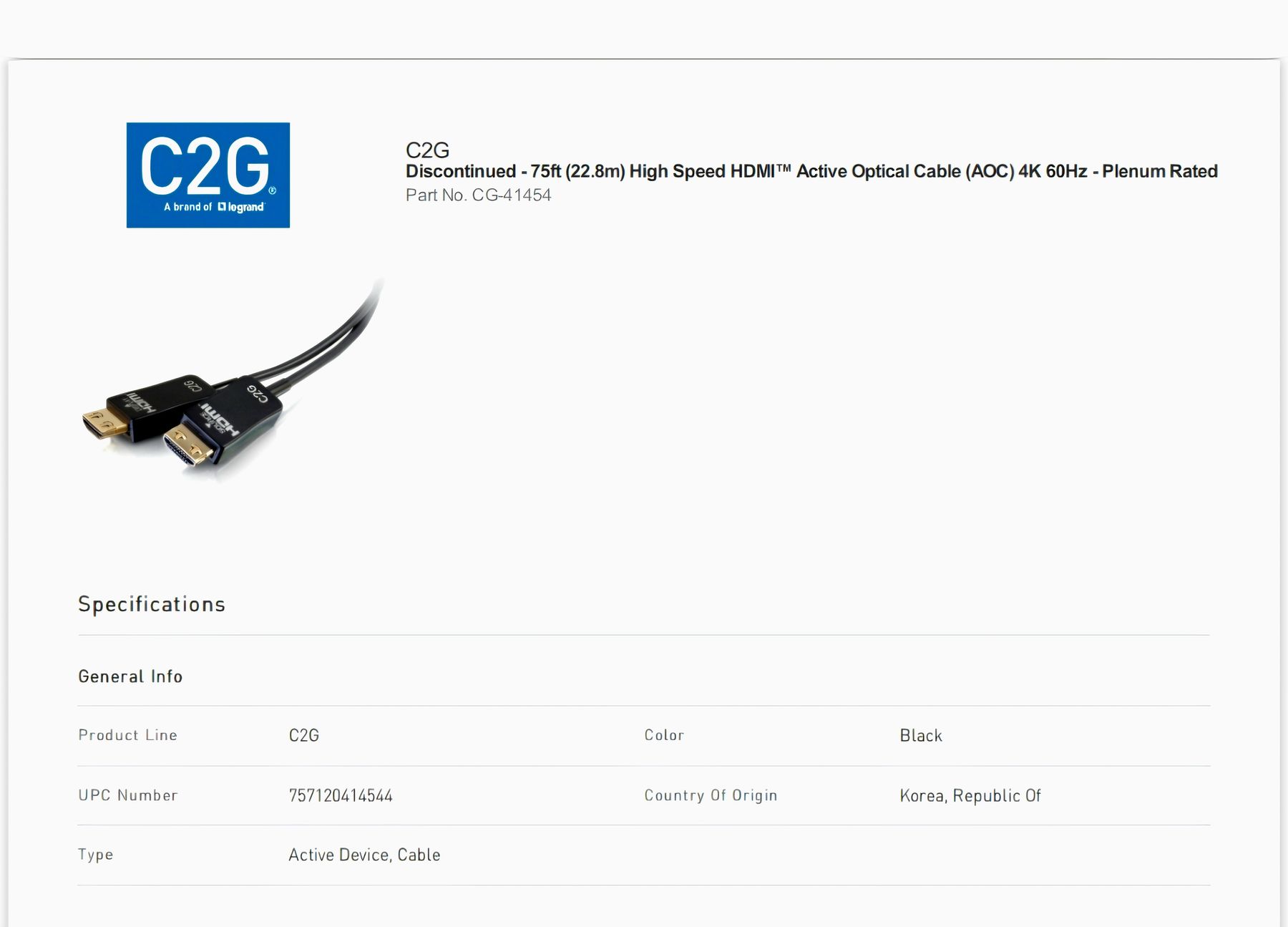 Cavi: HDMI Fiber Kabel 22meter – Nuovo e nell'imballaggio originale da Emmen venduto da Highlife_Technik 3