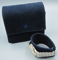 Étui montre CHOPARD de transport (de service), suédine bleue