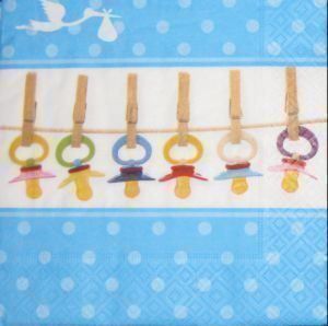 Servietten: Serviette nuggi hellblau (e44-) 2Stk. – Neu (gemäss Beschreibung) aus Schlatt TG von kreativ-atelier