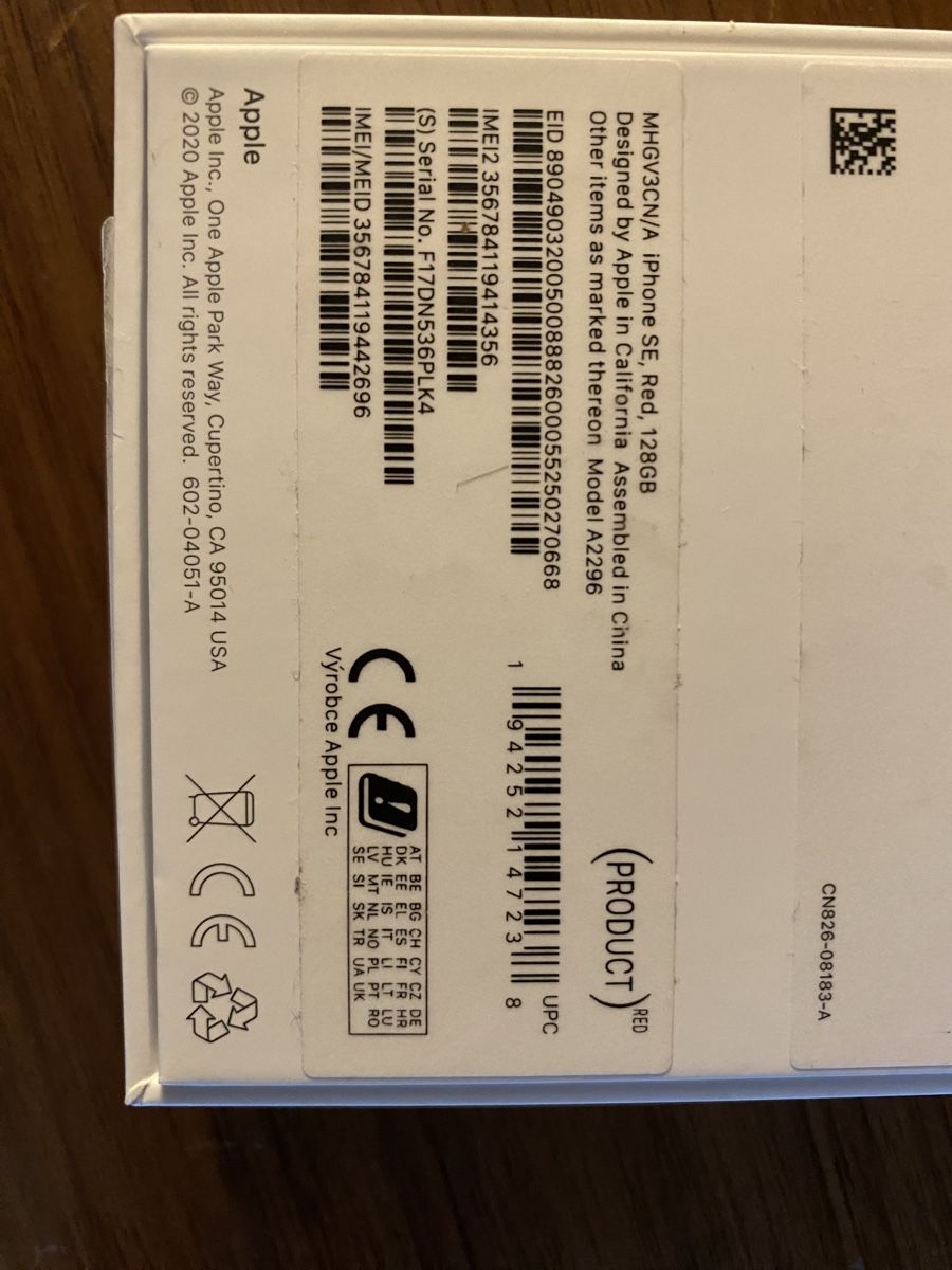Apple Telefoni cellulari / Smartphones: iPhone SE, Red 128GB – Usato da Oberbipp venduto da S-Works 6