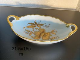 Ottlinger Porzellan Schale mit Golddekor
