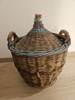 Dame Jeanne ancienne 45L en osier tressé - Déco