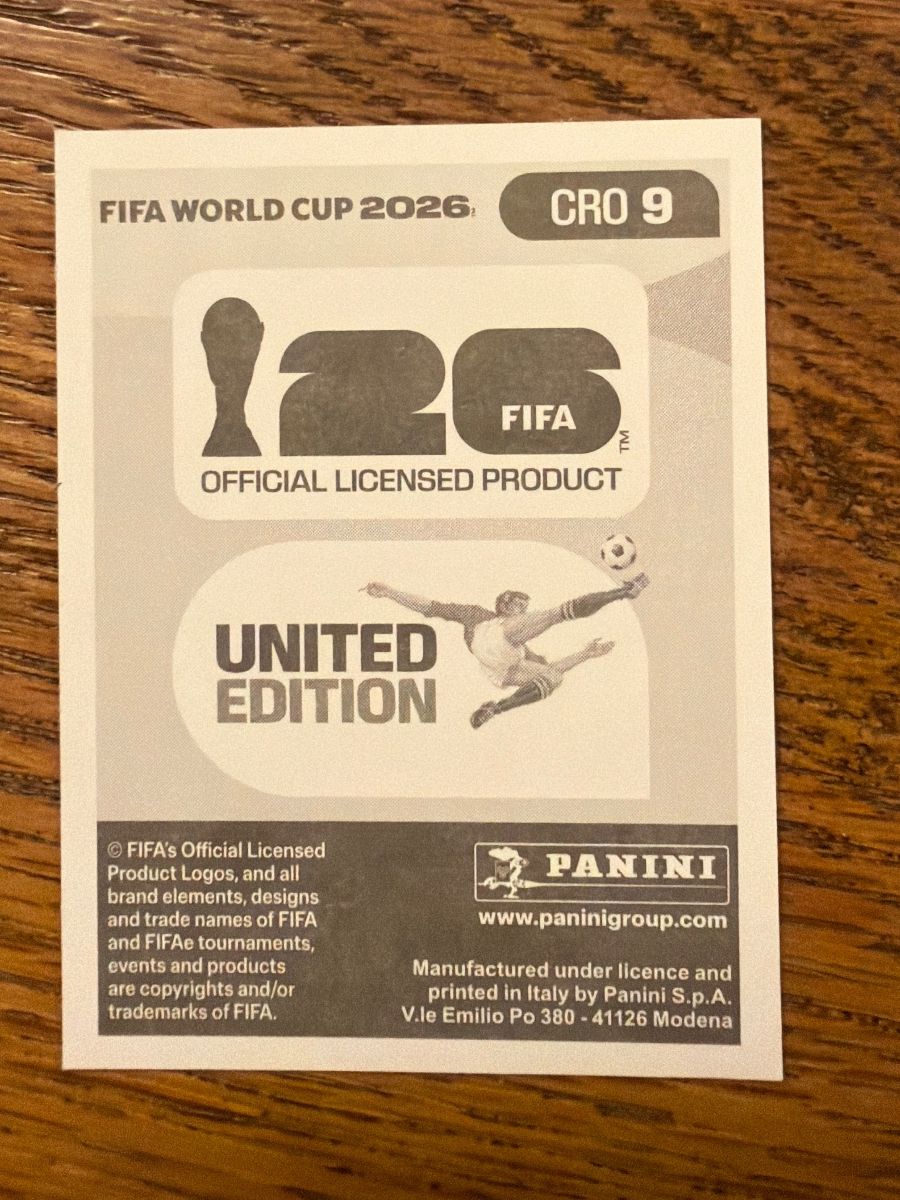 Panini Sammelbilder & Trading cards: Panini WM 2026 Luka Modric - CRO 9 – Neu (gemäss Beschreibung) aus Urdorf von Barong 1