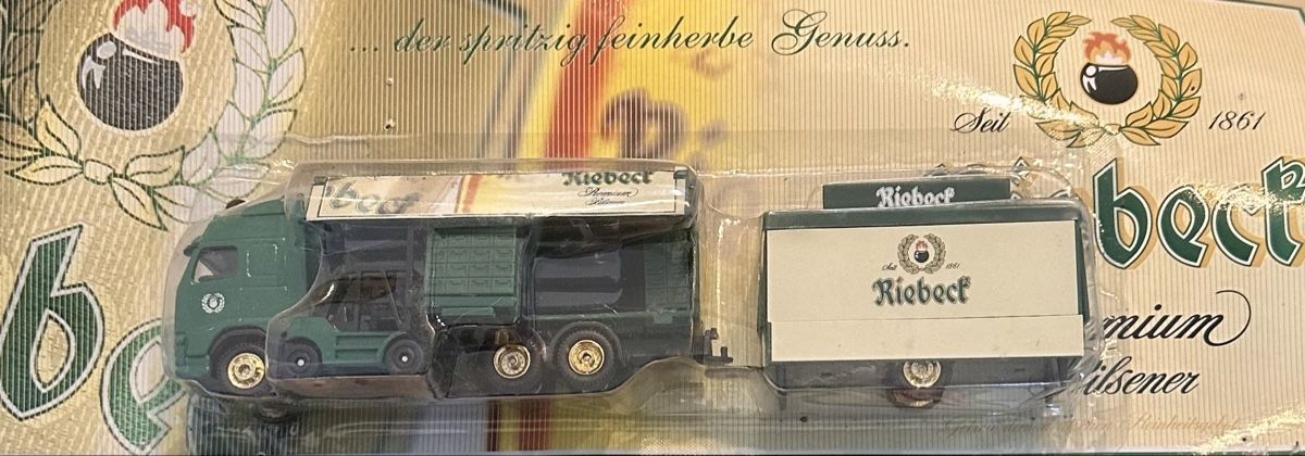 Modellini d'auto: Werbemodell LKW Rieber Beer in OVP – Nuovo e nell'imballaggio originale da Malters venduto da Gustov